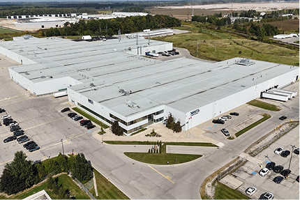 An overhead shot of the Masco Canada main office